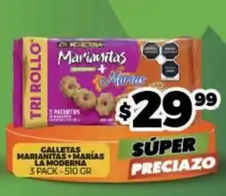 Merco La moderna - galletas marianitas + marías oferta