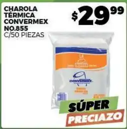 Merco Convermex - charola térmica no.855 c/50 piezas oferta