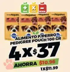 Merco Pedigree - alimento p/perro pedigree pouch oferta