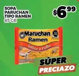 Merco Maruchan - sopa paruchan tipo ramen oferta