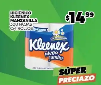 Merco Kleenex - higiénico kleenex manzanilla oferta