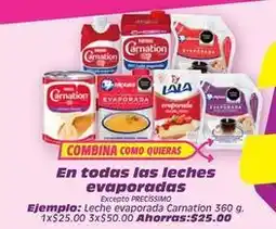 Soriana Híper Carnation - leches evaporadas oferta
