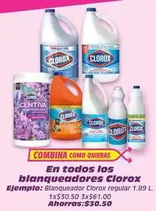 Soriana Híper Clorox - blanqueador regular oferta