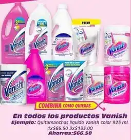 Soriana Híper Vanish - quitamanachas líquido oferta
