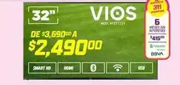 Soriana Híper Vios - 32 smart hd tv oferta