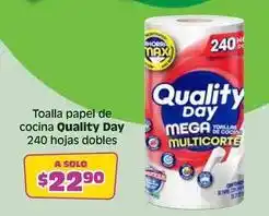 Soriana Híper Quality day - toalla papel de cocina oferta