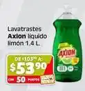Soriana Híper Axion - lavavajillas líquido limón oferta