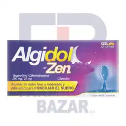 Farmacias Bazar ALGIDOL-ZEN 200/25MG 10 CAPSULAS GELPHARMA oferta