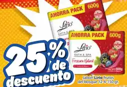 Zorro Lirio jabón frutos del bosque oferta