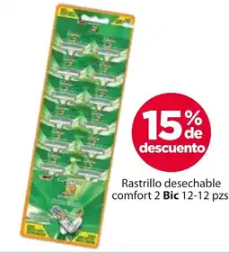 Zorro Bic rastrillo desechable comfort 2 oferta