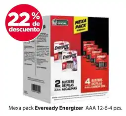 Zorro Eveready energizer mexa pack AAA oferta