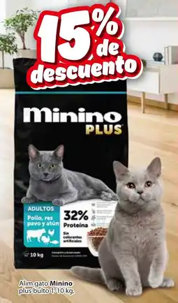 Zorro Minino alim gato plus bulto oferta