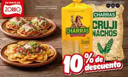 Zorro Charras tostadas amarillas oferta