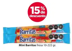 Zorro Mini barritas fresa oferta