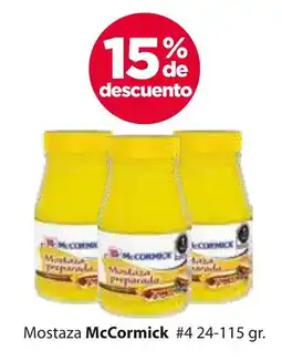 Zorro McCormick #4 mostaza oferta