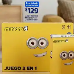 Walmart Minions 3 juego de mesa set 2 en 1 novelty oferta
