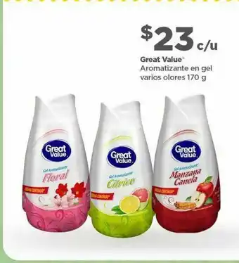 Bodega Aurrerá Aromatizante en gel great value 170g oferta