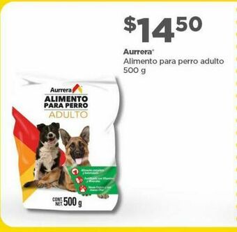 Alimento para perro adulto aurrera 500g
