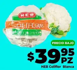 HEB Heb - coliflor blanca oferta