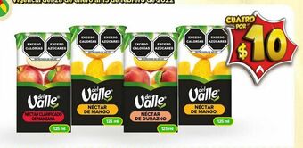 Bodega Aurrerá Jugos del valle oferta