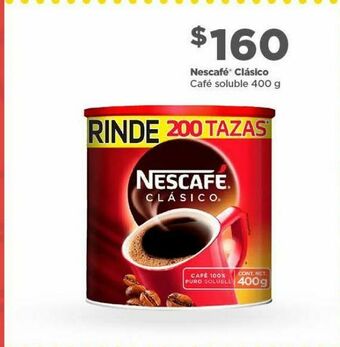Bodega Aurrerá Café soluble nescafé clásico 400g oferta