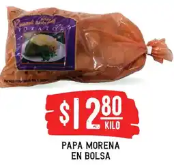 Soriana Híper Papa morena en bolsa oferta