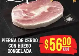 Soriana Híper Pierna de cerdo con hueso congelada oferta