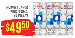 Soriana Híper Precíssimo huevo blanco oferta