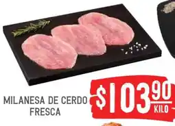 Soriana Híper Milanesa de cerdo fresca oferta