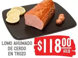 Soriana Híper Lomo ahumado de cerdo en trozo oferta