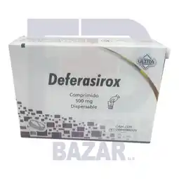 Farmacias Bazar DEFERASIROX 500MG 28 COMPRIMIDOS DISPERSABLE ULTRA oferta