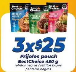 Tiendas Neto Bestchoice frijoles pouch oferta