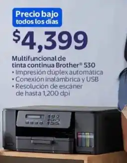 Walmart Brother multifuncional de tinta continua oferta
