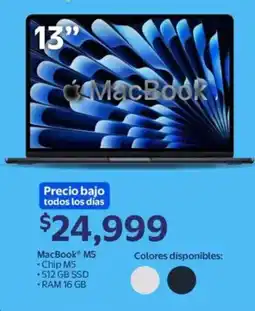 Walmart MacBook m5 13" oferta
