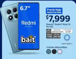 Walmart Xiaomi redmi note 14 pro 4g oferta