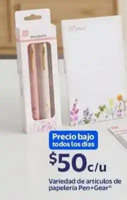 Walmart Pen+gear variedad de artículos de papelería oferta