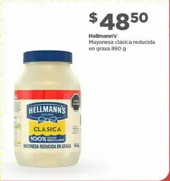 Bodega Aurrerá Mayonesa hellmann's clásica reducida en grasa 890g oferta