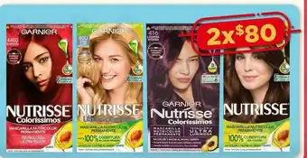 Bodega Aurrerá Tintes para cabello nutrisse x 2 oferta