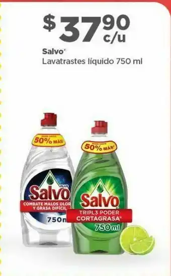Bodega Aurrerá Lavatrastes liquido salvo 750ml oferta