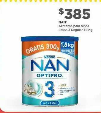 Bodega Aurrerá Formula láctea nan optipro 3  1,8kg oferta