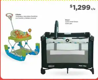 Bodega Aurrerá Cuna corral graco color gris oferta