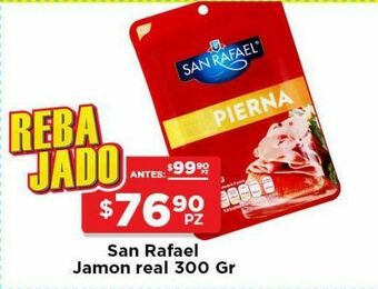 HEB San rafael jamón real 300 gr oferta