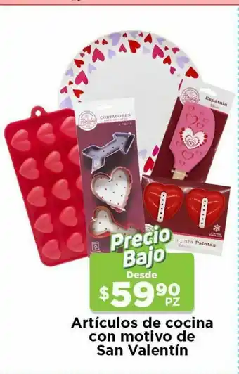 Articulos de cocina con motivo san valentin 