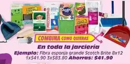 Soriana Híper Scotch-brite - fibra esponja grande oferta