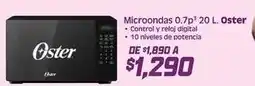 Soriana Híper Oster - microondas 0.7p³ 20 l oferta