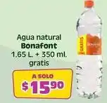 Soriana Híper Bonafont - agua natural oferta