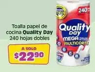 Soriana Híper Quality day - toalla papel de cocina oferta