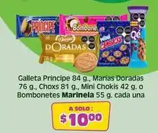 Soriana Híper Marinela - galleta principe, marías doradas, choxs, mini chokis o bombonetes oferta