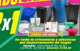 Soriana Híper Hogar - cristalería y plásticos del departamento de hogar oferta