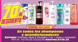 Soriana Híper Head & shoulders - shampoo y acondicionadores oferta
